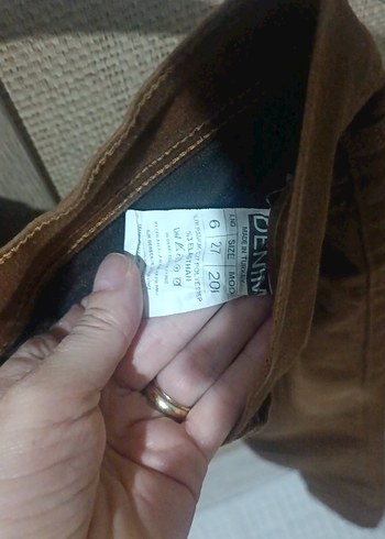 Kahverengi Süet Salaş Erkek Pantolon - Görsel 4