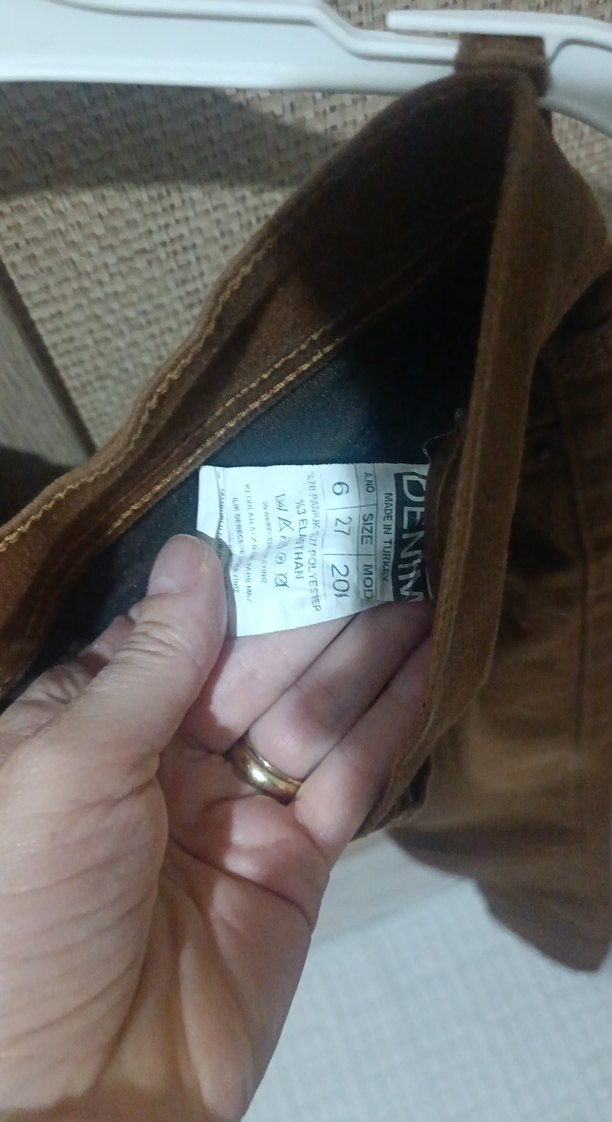 Kahverengi Süet Salaş Erkek Pantolon - Görsel 4