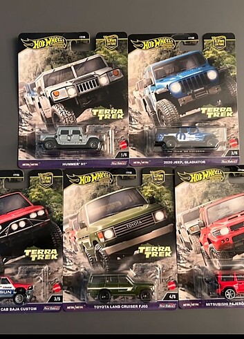 Hotwheels premium Terra Trek set