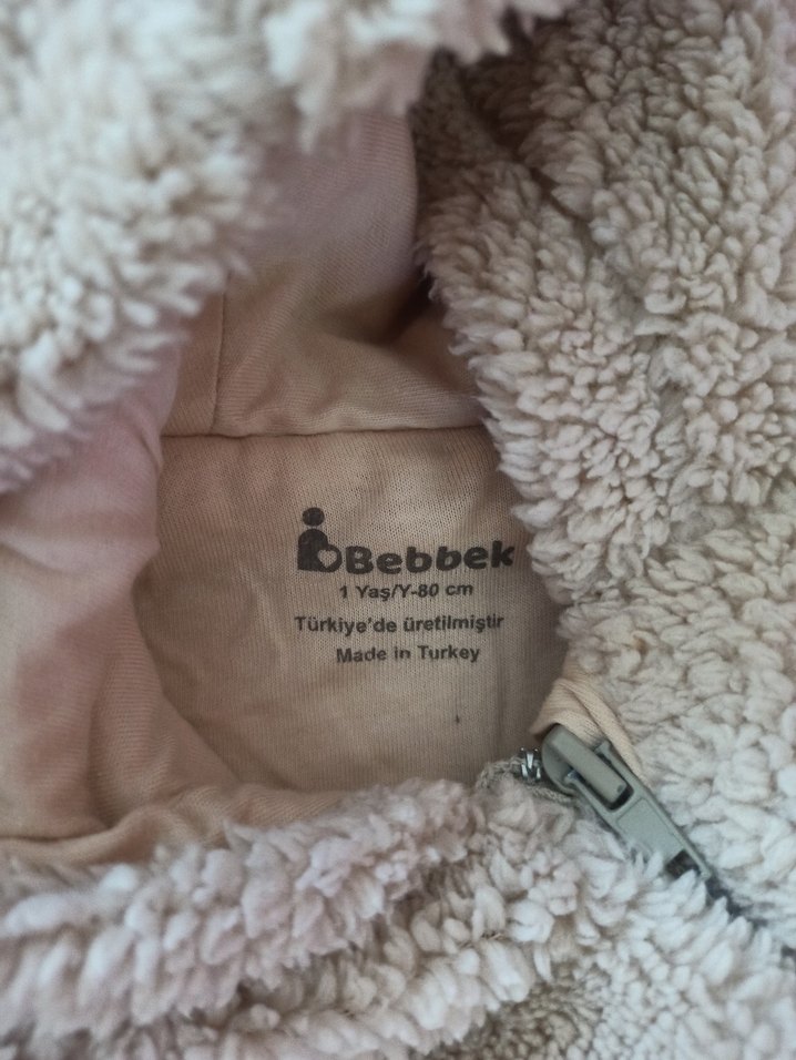 Kapüşonlu Kürklü Bebek Kız Tulumu - Görsel 3