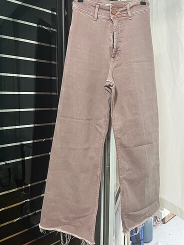 Zara pantolon esnek kumaşlı