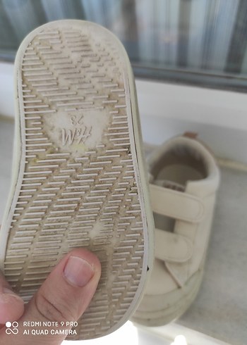 Beyaz  Çocuk Cırt Cırtlı Spor Ayakkabı - Görsel 5