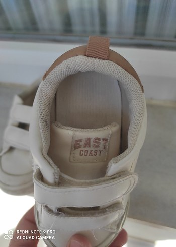 Beyaz  Çocuk Cırt Cırtlı Spor Ayakkabı - Görsel 3