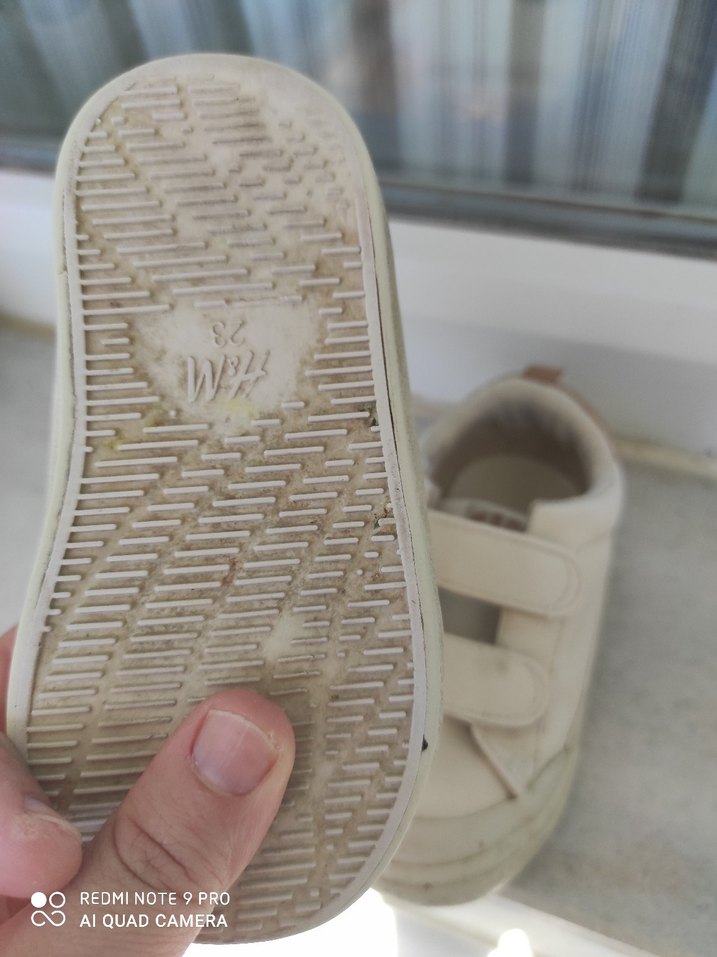 Beyaz  Çocuk Cırt Cırtlı Spor Ayakkabı - Görsel 5