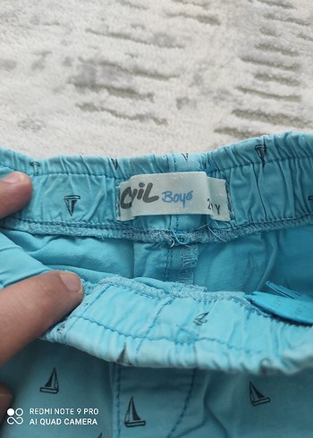 Mavi Erkek Çocuk Rahat Kesim Şort - Görsel 3