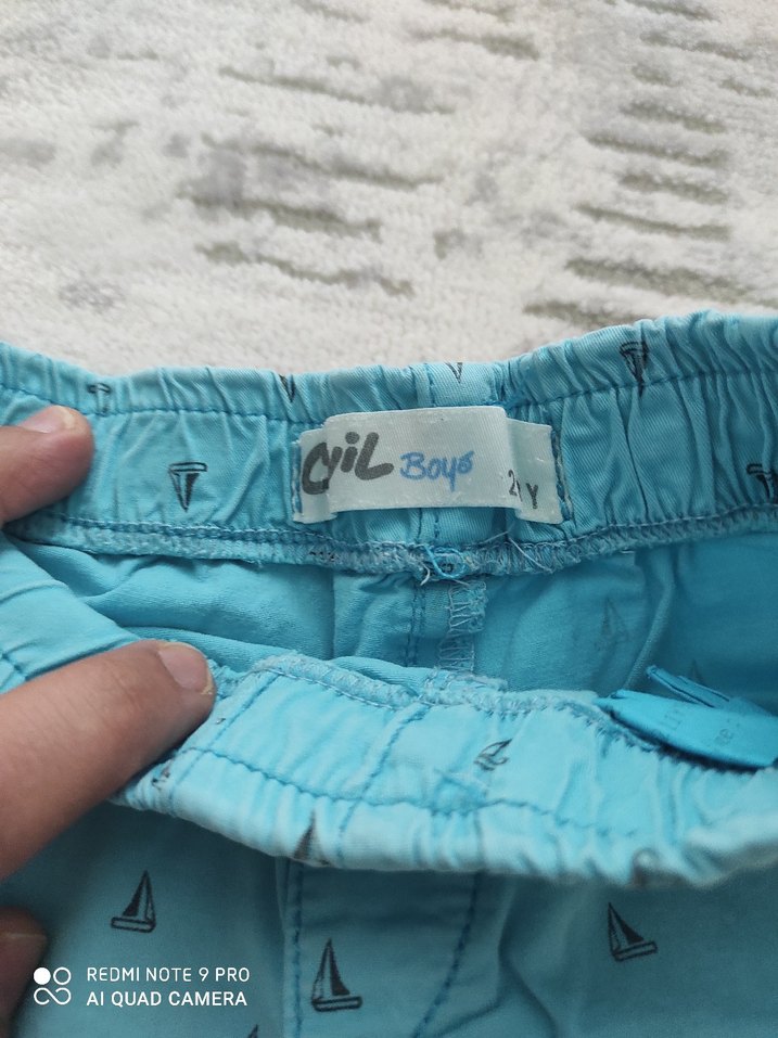 Mavi Erkek Çocuk Rahat Kesim Şort - Görsel 3