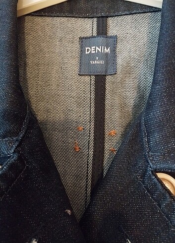 Yargıcı Yargici pardesu sıfır Denim 