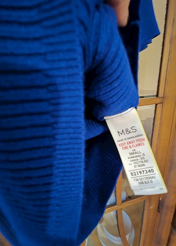 M&S kazak etiketli - Görsel 3