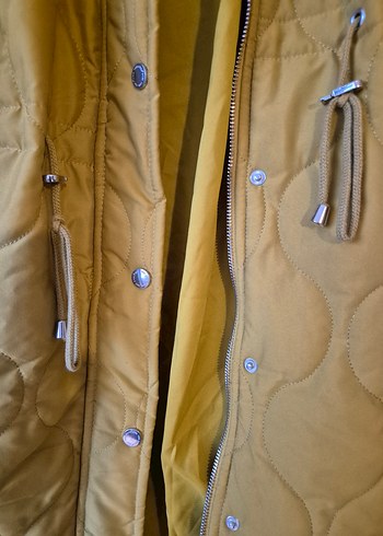Oxxo hardal rengi parka/kaban - Görsel 4
