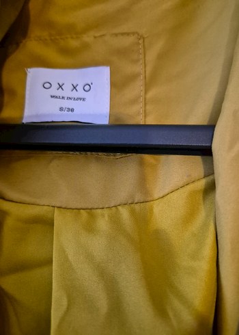Oxxo hardal rengi parka/kaban - Görsel 3