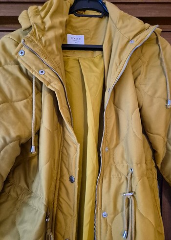 Oxxo hardal rengi parka/kaban - Görsel 2