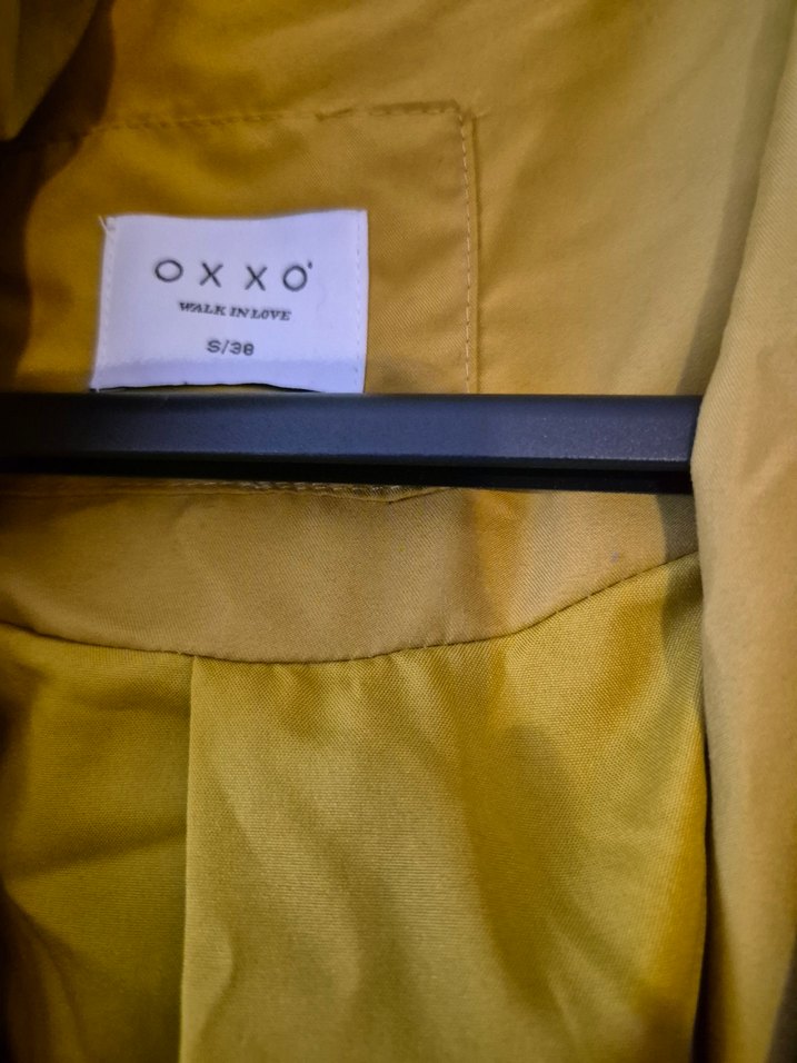 Oxxo hardal rengi parka/kaban - Görsel 3