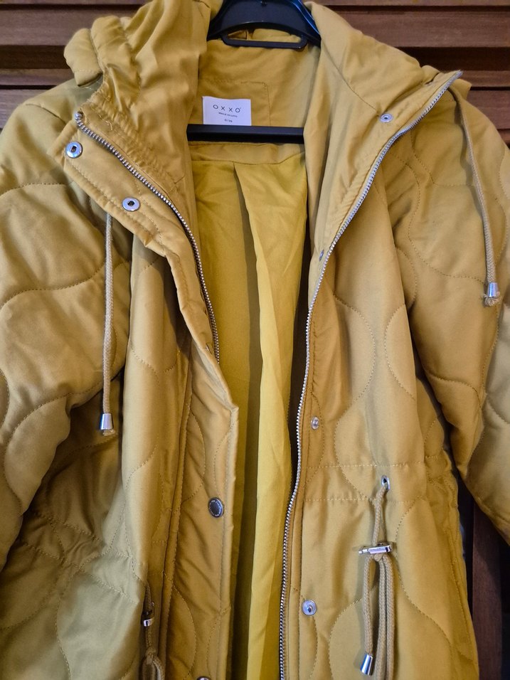 Oxxo hardal rengi parka/kaban - Görsel 2