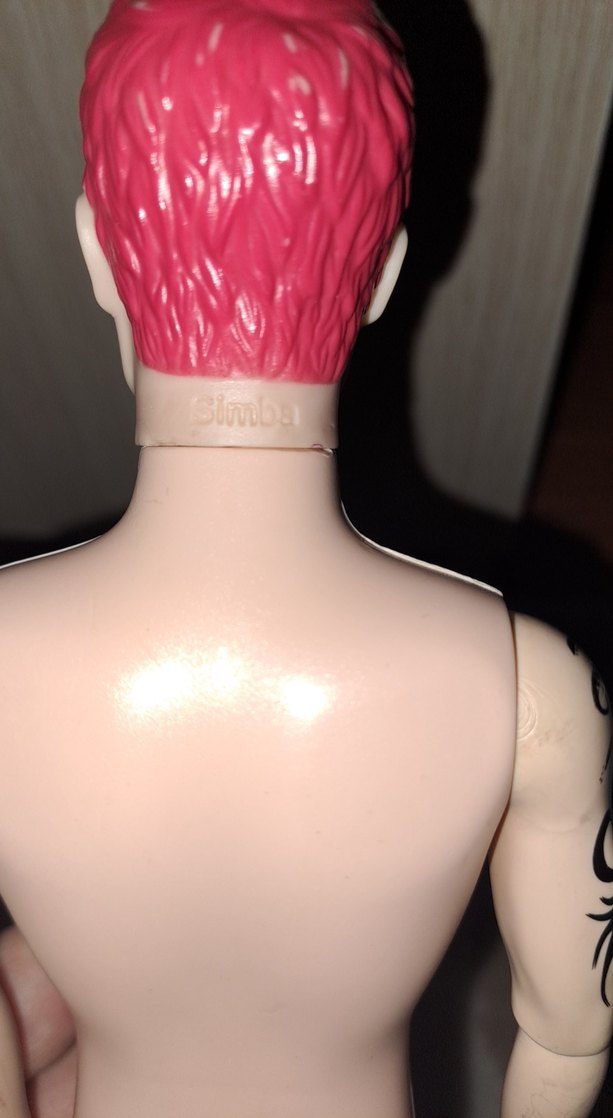 Turuncu Saçlı Dövmeli Ful Eklemli Erkek Bebek Ken - Görsel 5