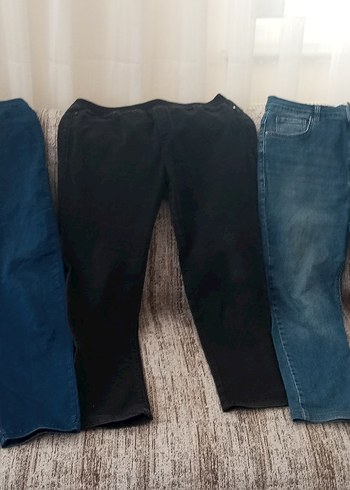 Kadın Mavi Normal Boy Salaş Kot Pantolon