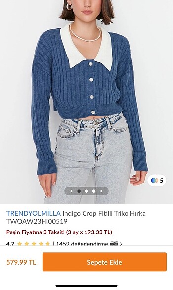 Milla crop hırka