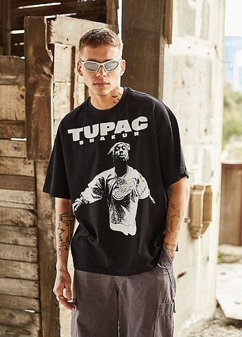 Tupac Baskılı Premium T-shirt 
