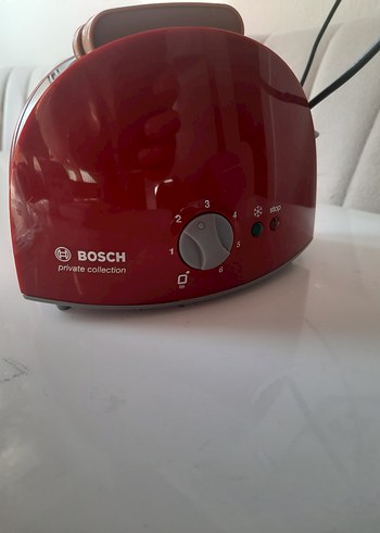 Kırmızı Bosch Ekmek Kızartma Makinesi