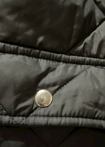 Düğmeli Siyah Uzun Kadın Yelek - Görsel 5