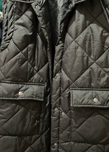 Düğmeli Siyah Uzun Kadın Yelek - Görsel 3