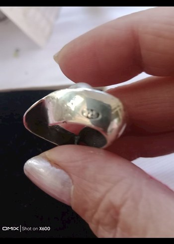 925 ayar gümüş gerçek incili kolye ucu. hiç kullanılmadı - Görsel 7