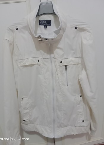 Polo Ralph Lauren Beyaz kadın Fermuarlı Yağmurluk - Görsel 4