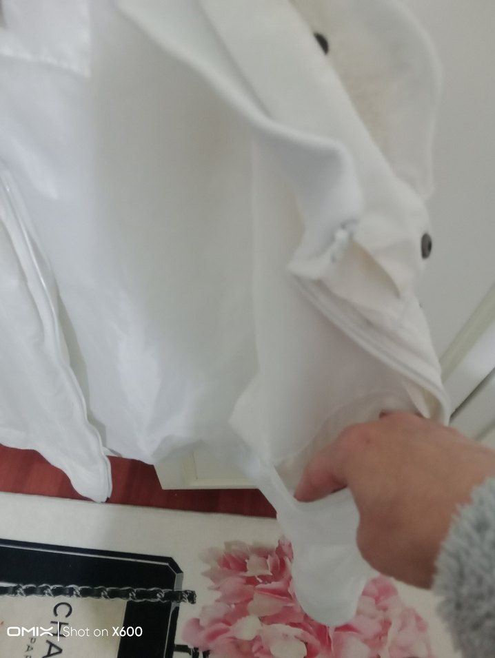 Polo Ralph Lauren Beyaz kadın Fermuarlı Yağmurluk - Görsel 3