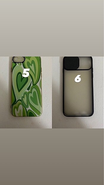 Apple SE ve 8 telefon kılıfı
