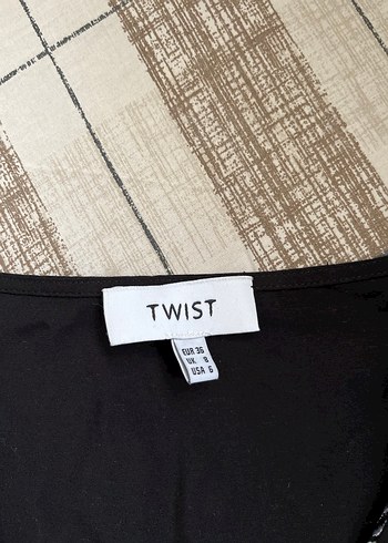 Nakışlı Siyah Bohem Bluz - Görsel 2