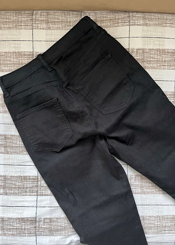 Siyah Kadın Normal Kesim Jean - Görsel 3