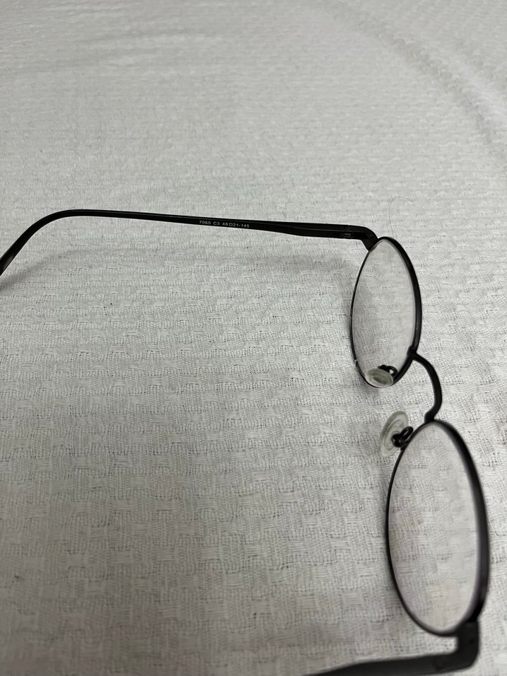 Bej Şeffaf Vintage Optik Çerçeve Kadın Gözlüğü - Görsel 4