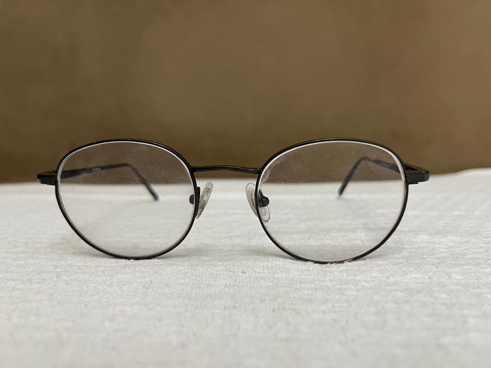 Bej Şeffaf Vintage Optik Çerçeve Kadın Gözlüğü - Görsel 2