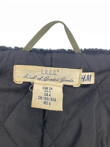 34 Beden yeşil Renk H&M Kaban %70 İndirimli.