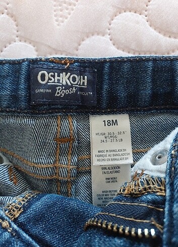 18-24 Ay Beden OSHKOSH Kot pantolom