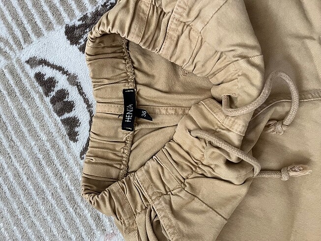 36 Beden camel Renk Pantolon HENZA