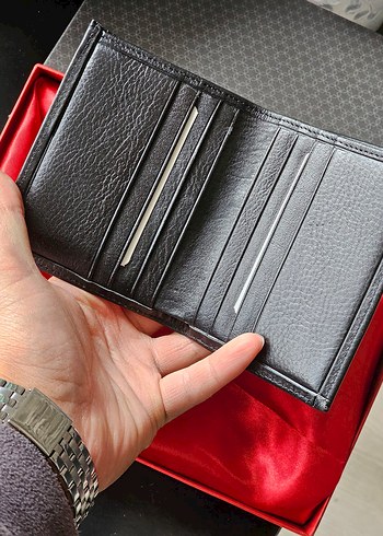 Siyah Deri Erkek Kartlıklı Cüzdanı - Görsel 7