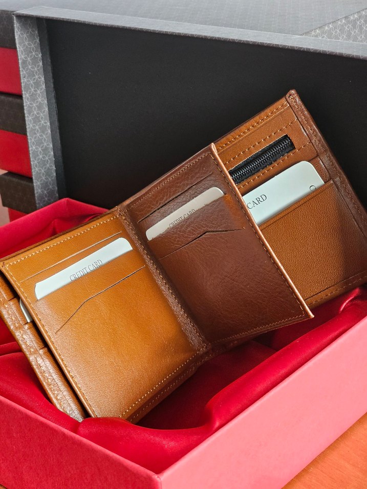 Hakiki Deri Klasik Taba Erkek Cüzdanı - Görsel 3