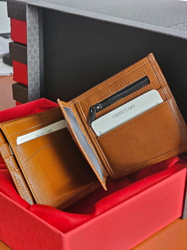 Hakiki Deri Klasik Taba Erkek Cüzdanı - Görsel 4