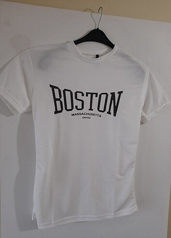 Diğer BOSTON BEYAZ UNİSEX TSHİRT