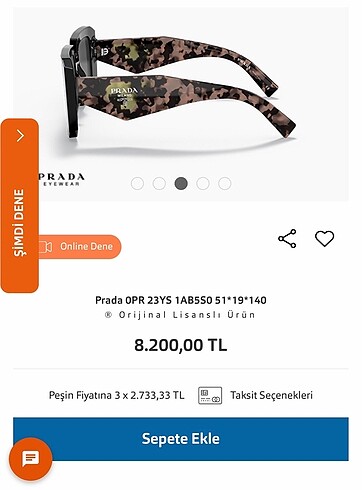 PRADA İKONİK GÖZLÜK