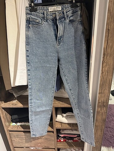 xs Beden mavi Renk Stradivarius jean