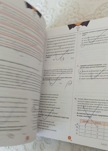 Mor Türkçe 8. Sınıf Soru Kitabı