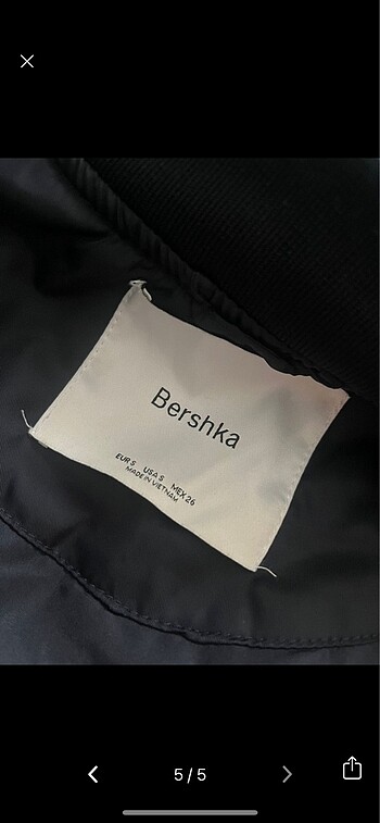 Bershka Bershka S beden yağmurluk