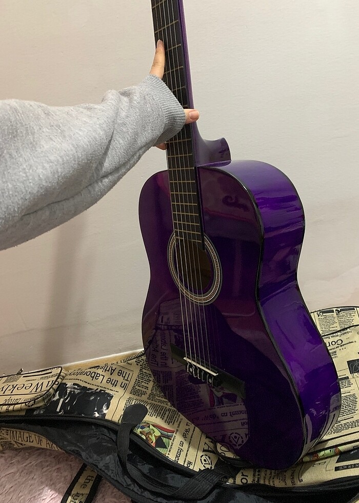 Campbell MCG851 4/4 Mor Siyah Klasik Gitar - Görsel 2