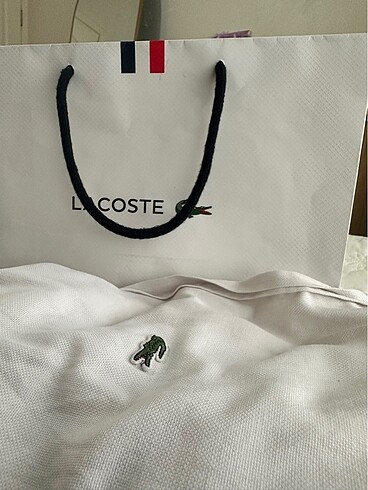 beyaz lacoste gömlek unisex