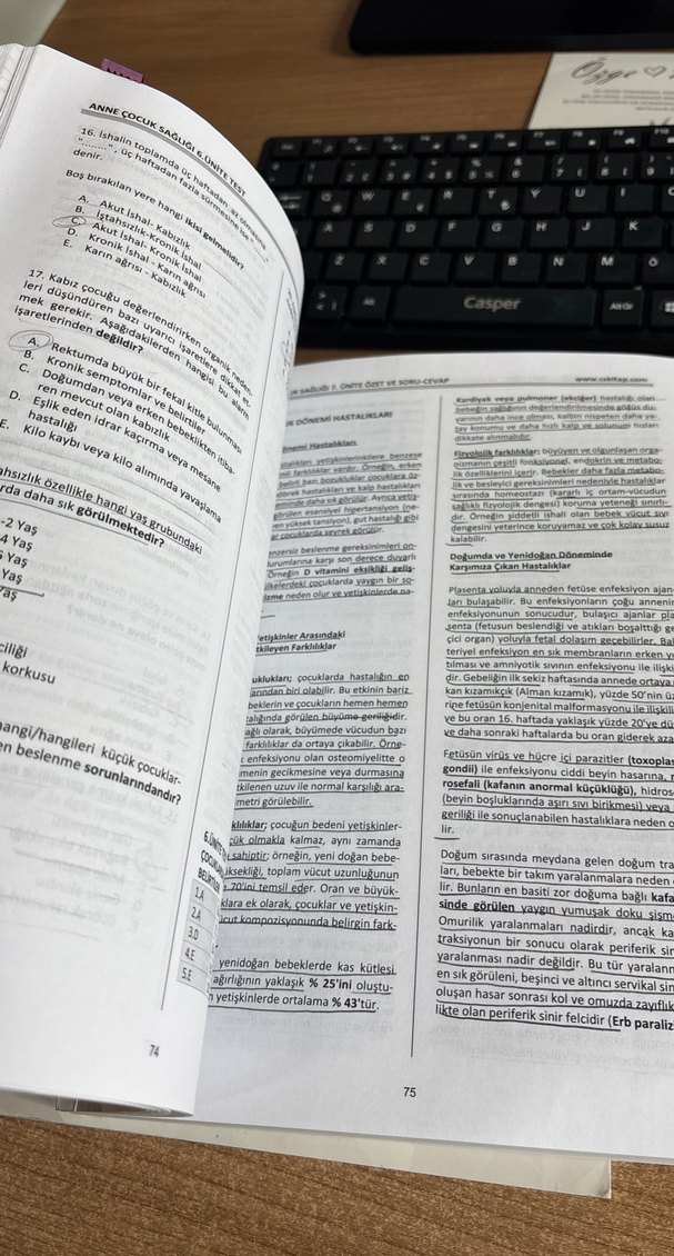 Çocuk Gelişimi Lisans Güz Dönemi 2. Sınıf cs kitap - Görsel 4