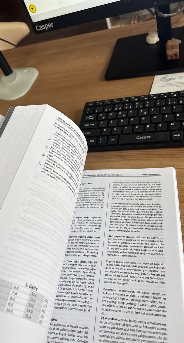 Çocuk Gelişimi 2. Sınıf Lisans Güz Dönemi cs kitap - Görsel 2