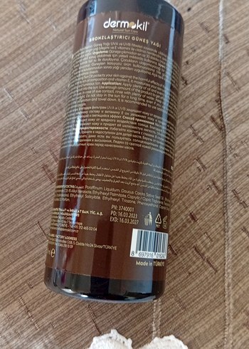 Dermokil Bronzlaştırıcı Yağ ve Çocuk Güneş Spreyi SPF 50 - Görsel 2