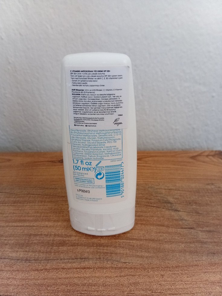 Ziaja Vegan Güneş Koruyucu Krem SPF 50+ - Görsel 2