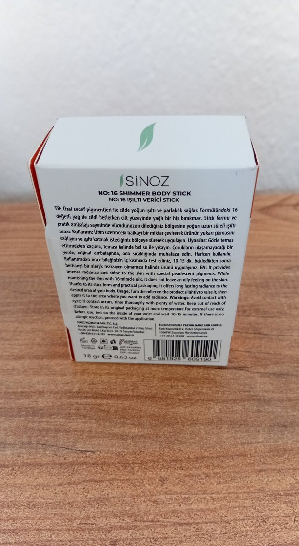 No:16 Işıltılı Vücut Stick - Görsel 2